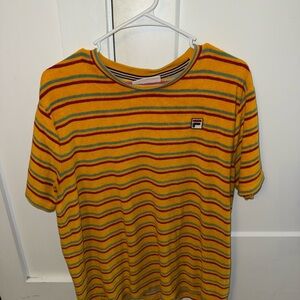 Striped Yellow and Red T-Shirt